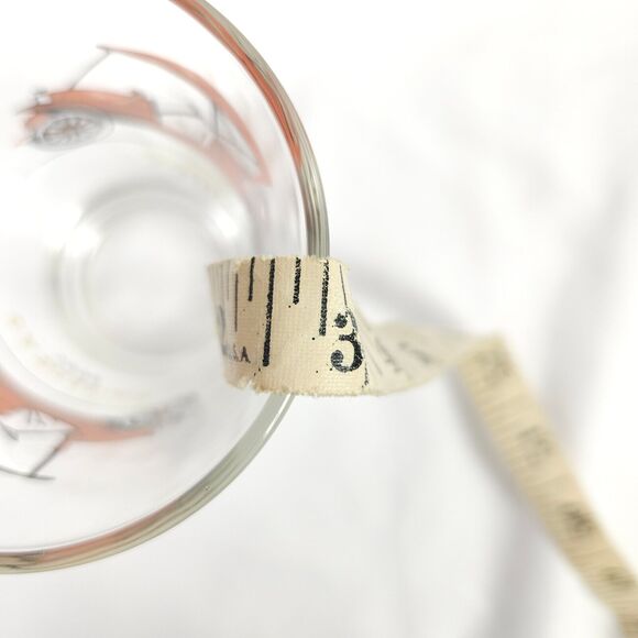 VTG 3pc Hazel Atlas Glasses Classic Antique Cars Ford Cadillac Hudson Chevroley - Picture 6 of 8